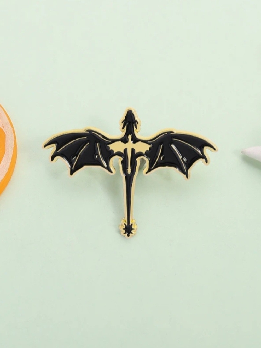 Fourth Wing Tairn Andarna Dragon Aerial View Flying Pin Fantasy Romantacy